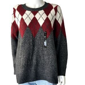 NWT Vegan Cashmere Crew Neck Sweater Details